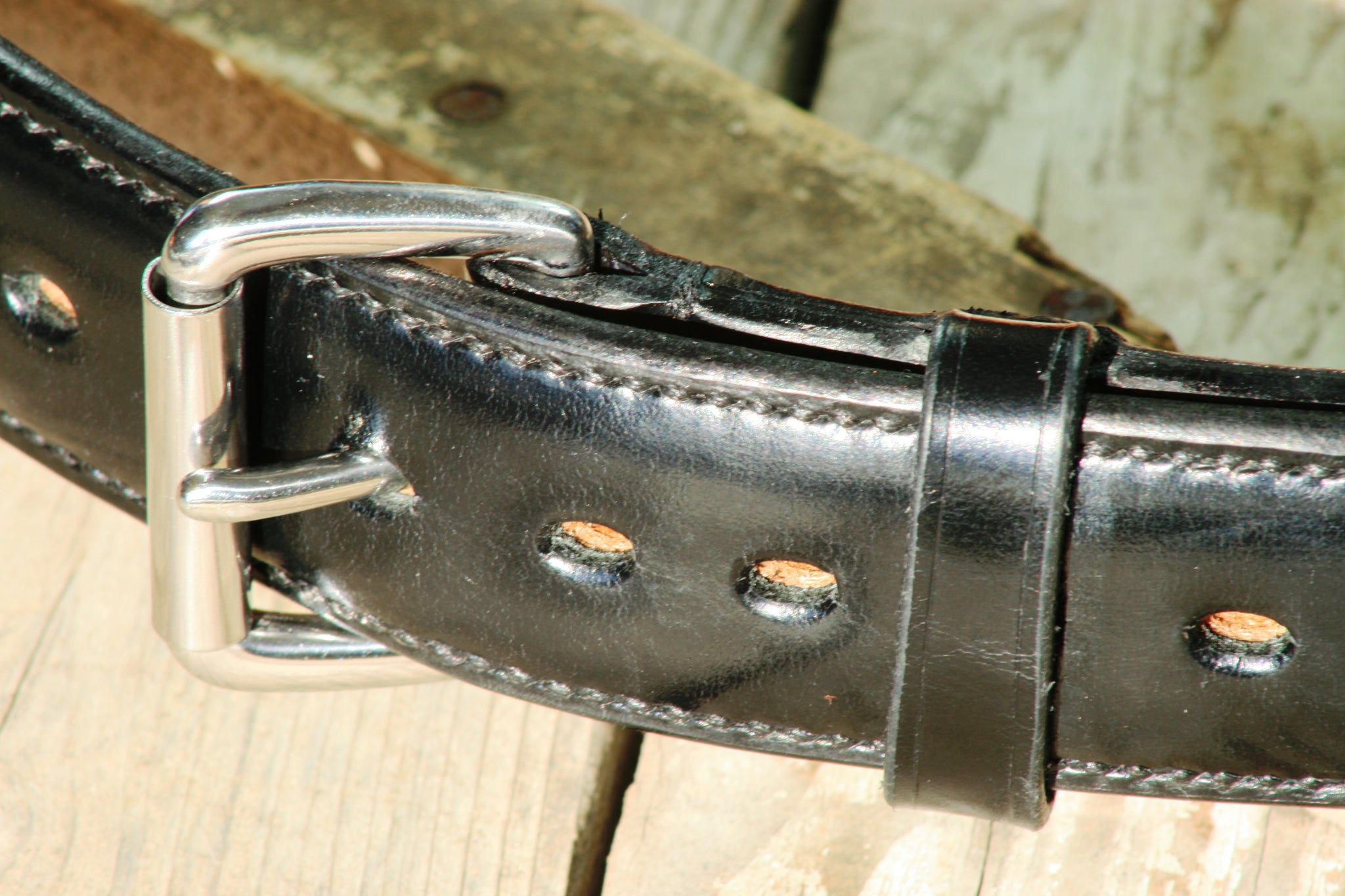 Lined and Raised Dress Belt - Full-grain Cowhide Men's Belt - Sedgwick English Bridle